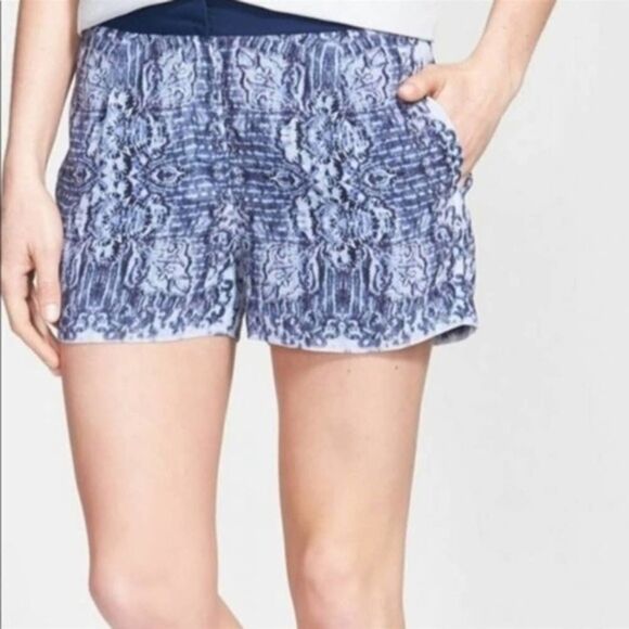 1.STATE Blue Printed Side Panel Tank Top and Matching Shorts Set Size Small - Picture 12 of 16